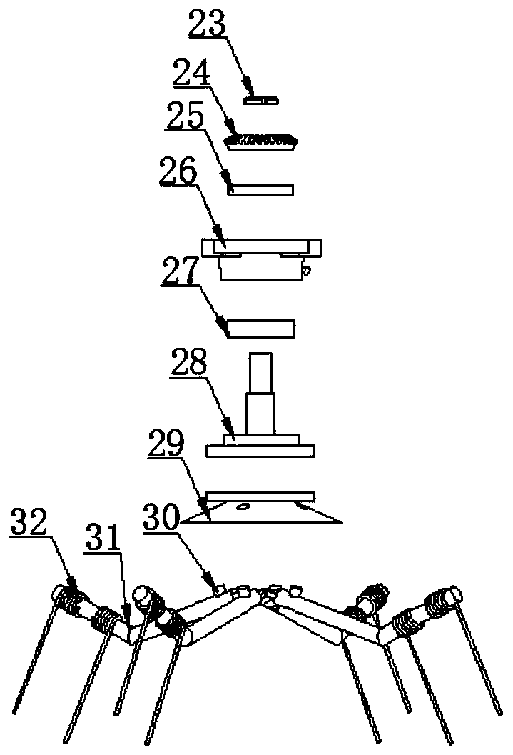 A straw throwing and overturning combined operation machine