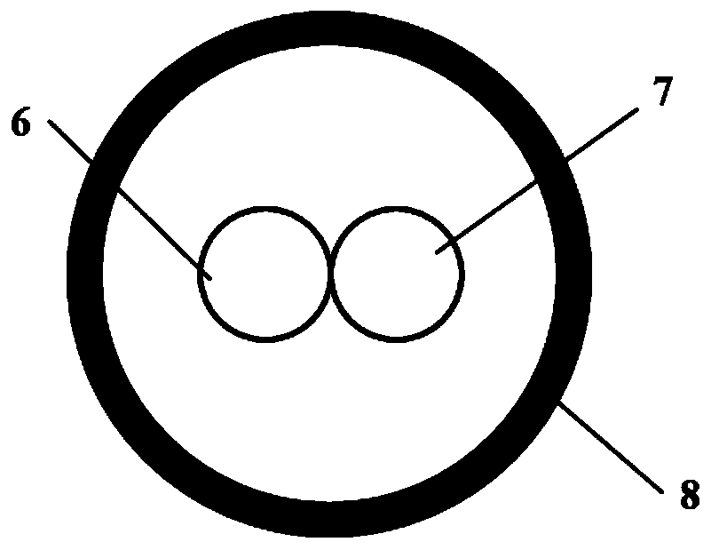 Optical window based on double-self-focusing lens structure