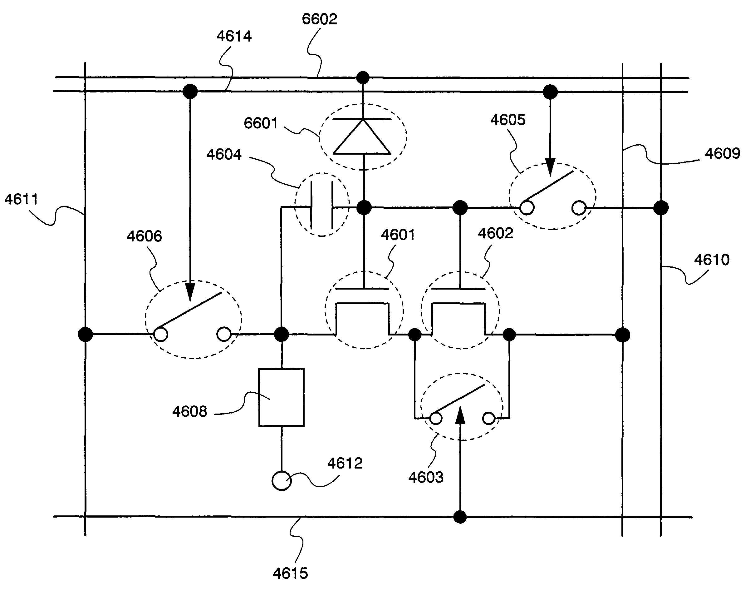 Semiconductor device, display device and electronic device equipped with the semiconductor device