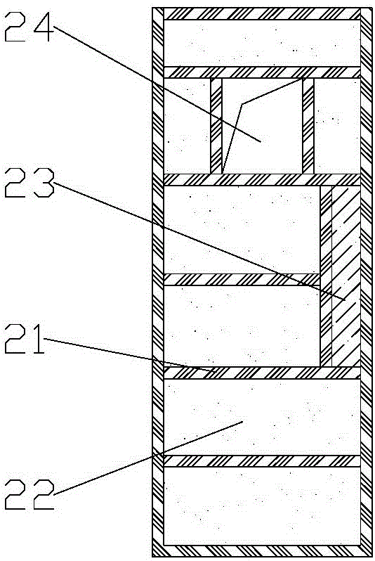 Anti-trailing interactive linkage door