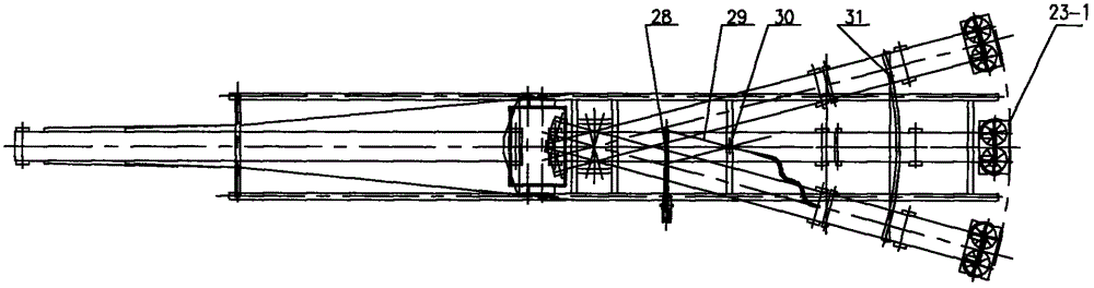 Vertical-type dry-concentration placer ore taking and magnetic concentration system and method