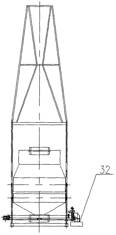 Vertical-type dry-concentration placer ore taking and magnetic concentration system and method