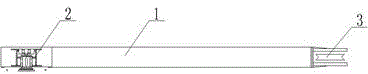 Lifting hook limiting structure of fuel pipe crane