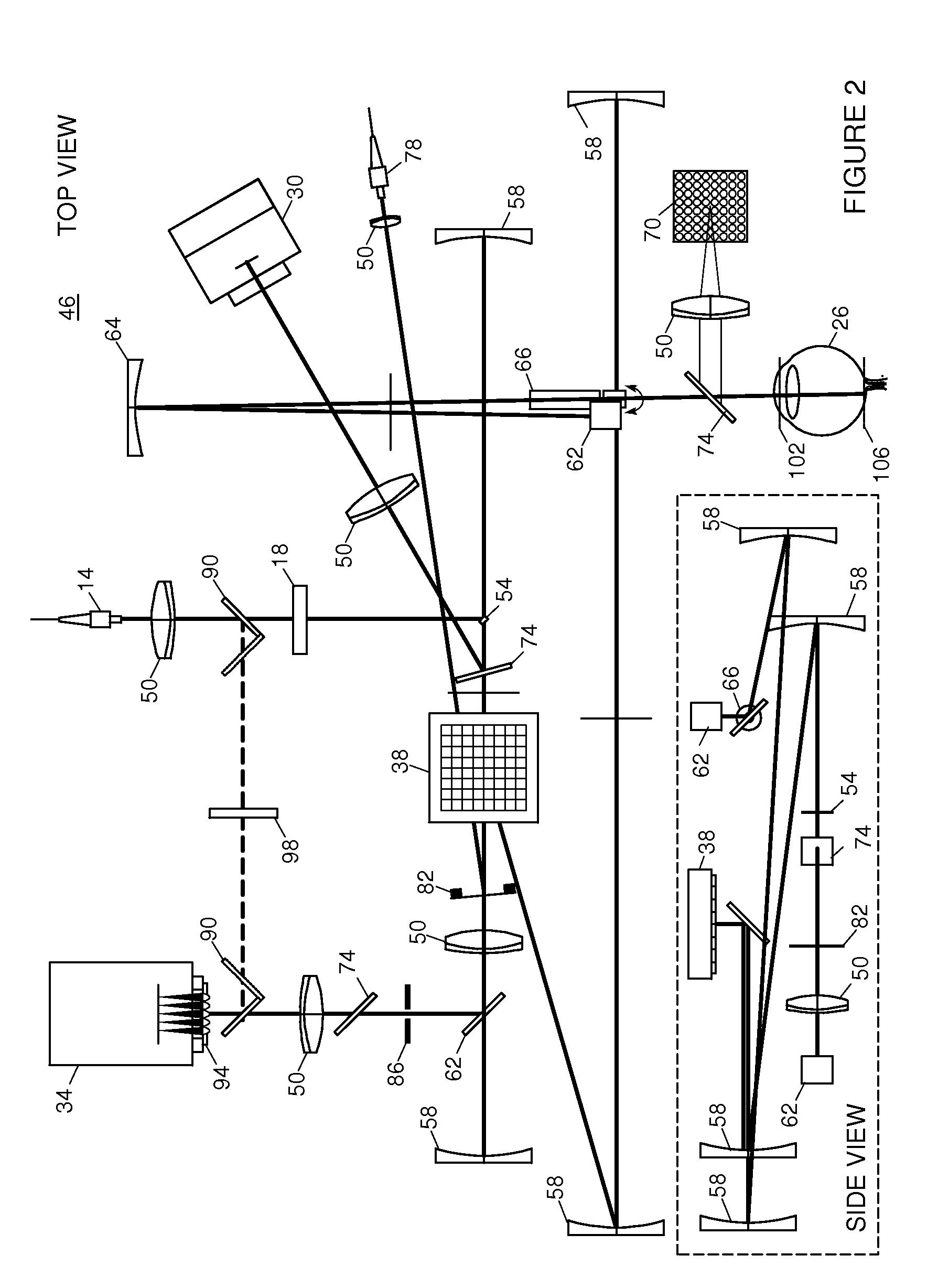 Adaptive Optics Line Scanning Ophthalmoscope