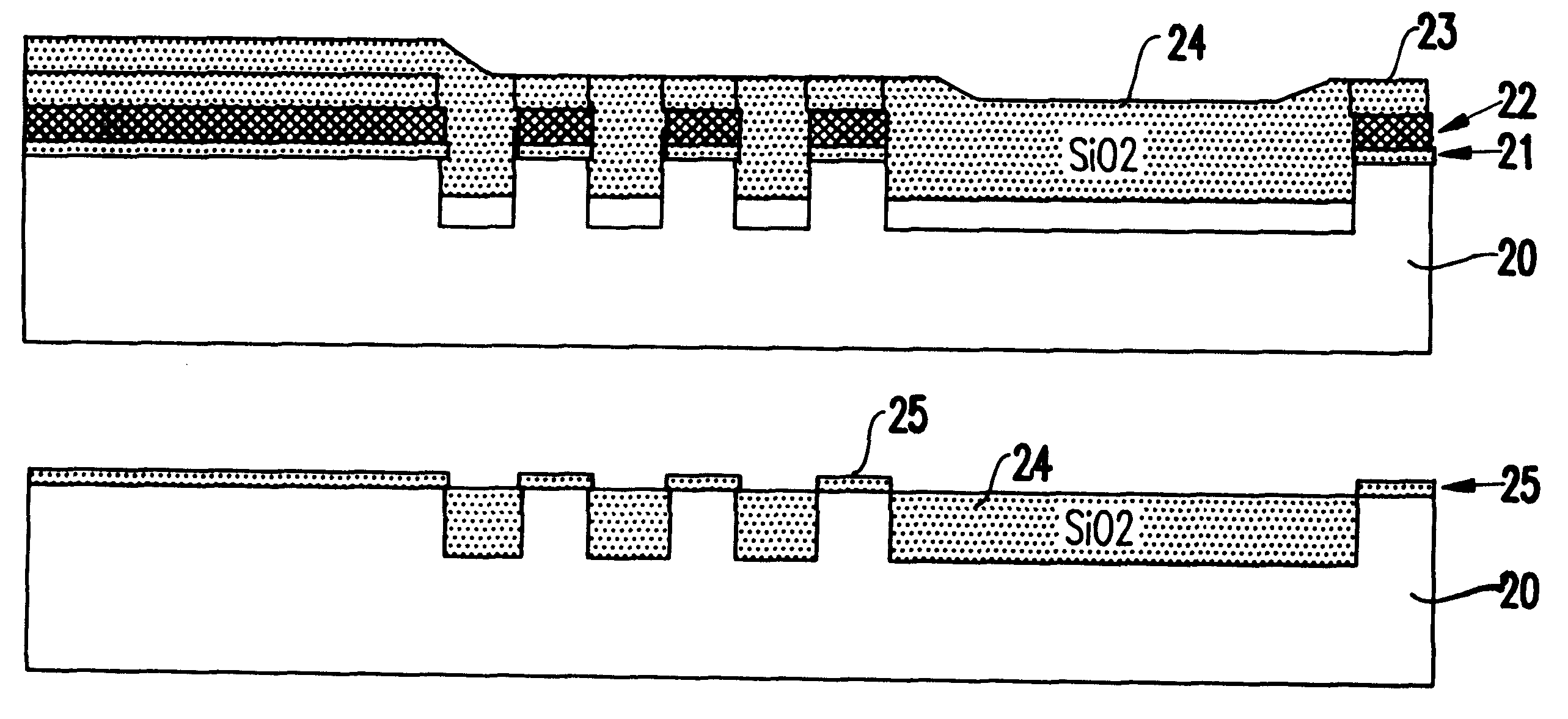 Process for improving local uniformity of chemical mechanical polishing using a self-aligned polish rate enhancement layer