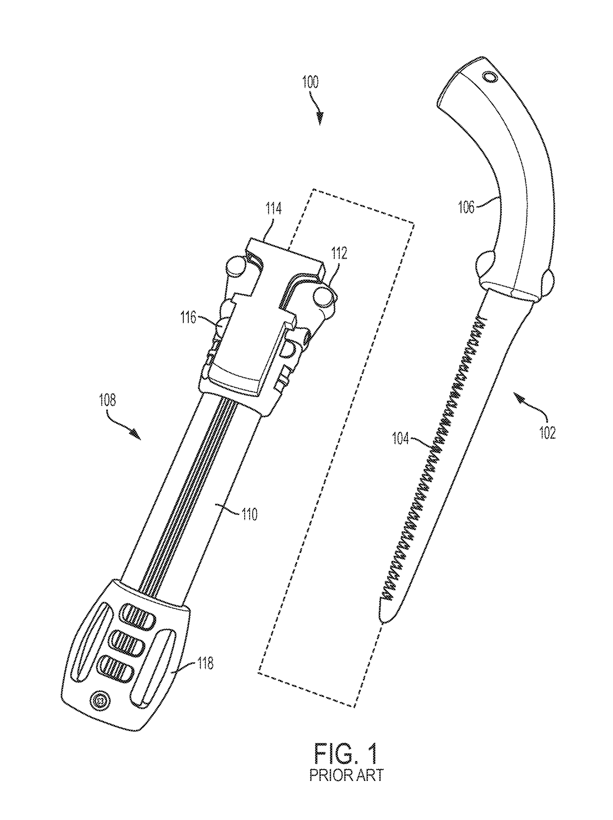 Scabbard Holder for a Hand Saw