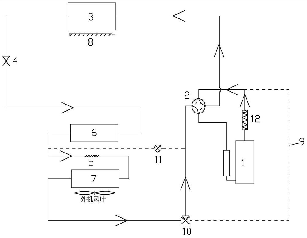 Heat pump air conditioning system and its control method