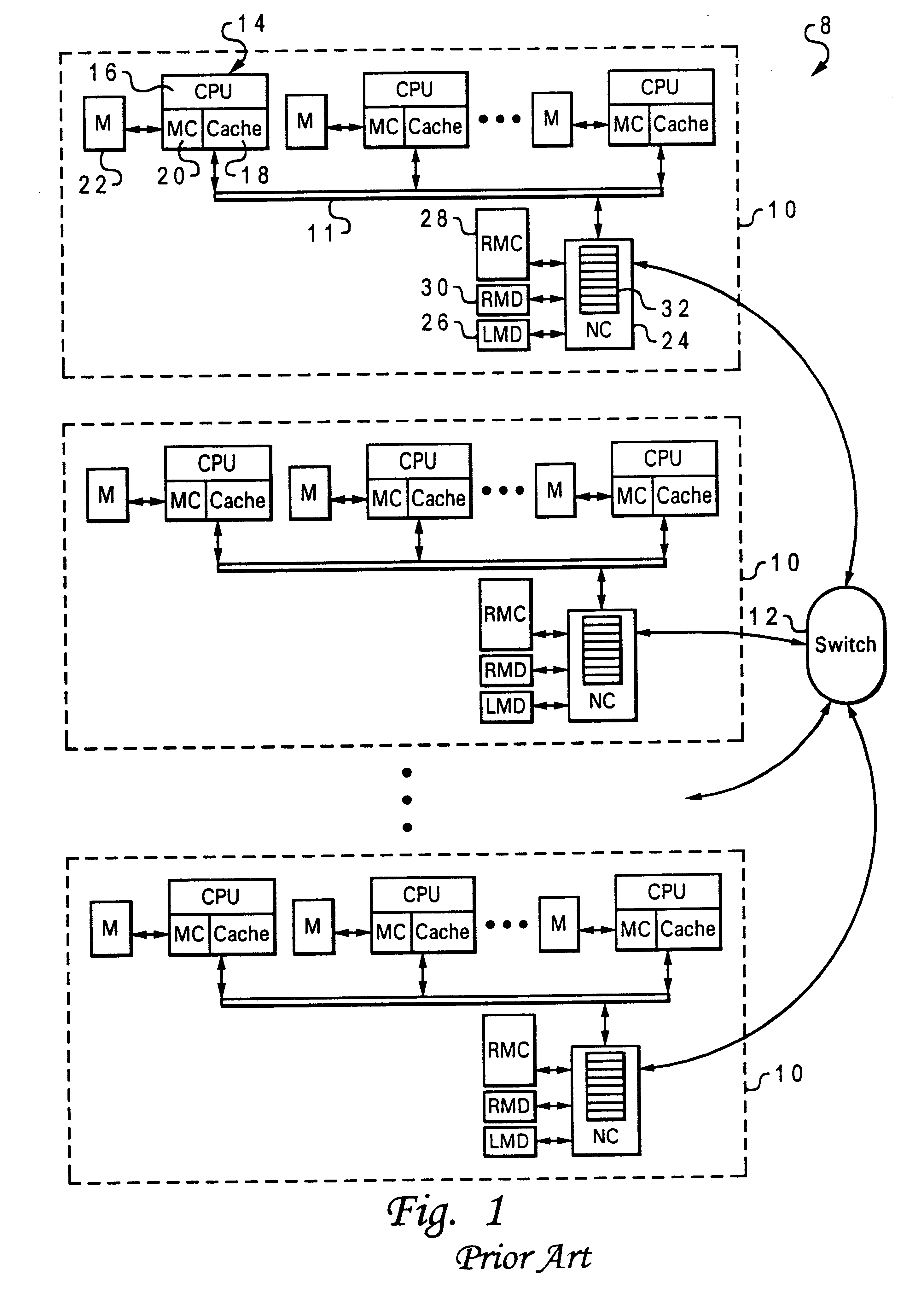 Non-uniform memory access (NUMA) data processing system that provides notification of remote deallocation of shared data