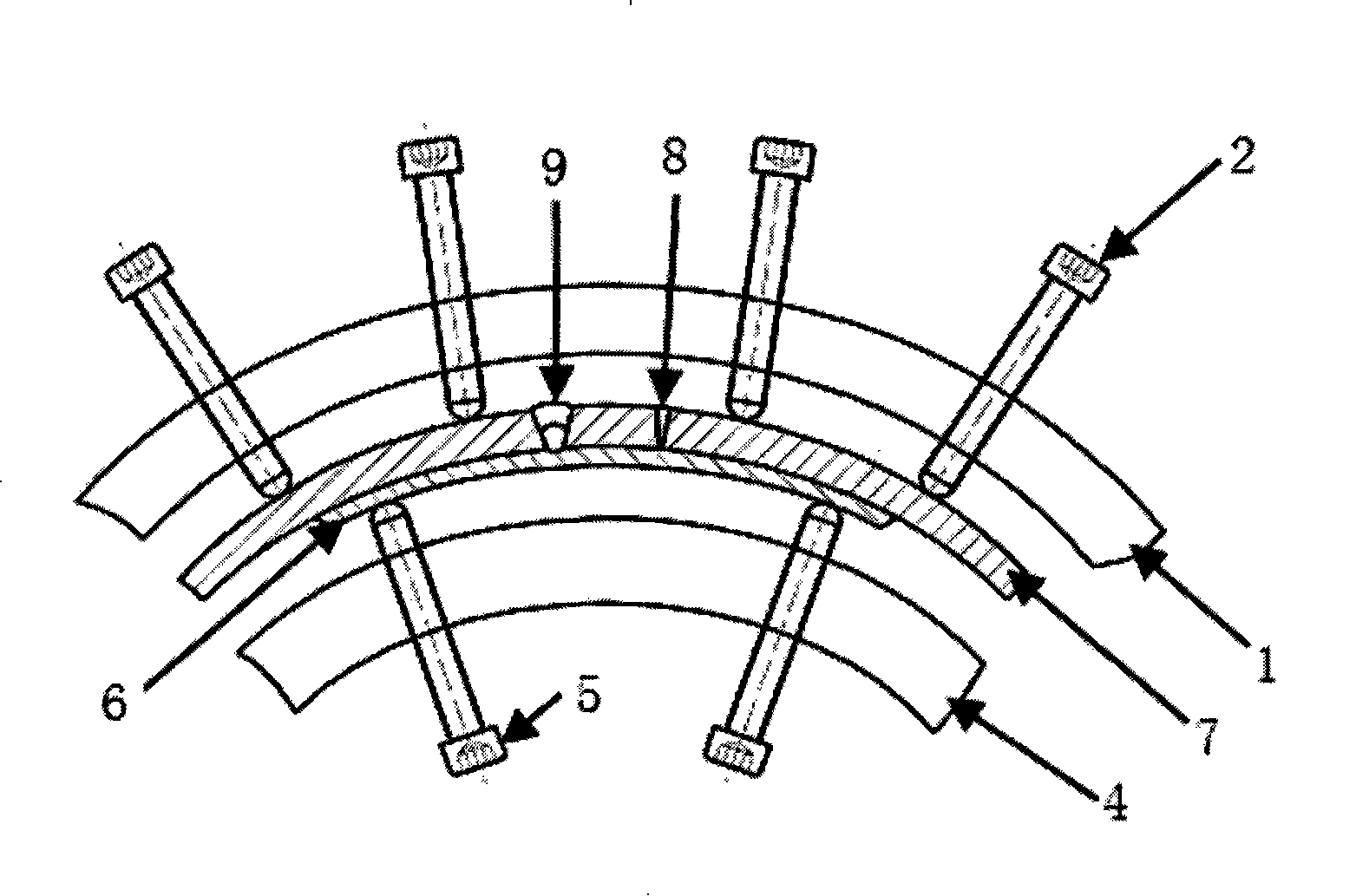 Damaged deformation bronze ware correcting locating and repairing method