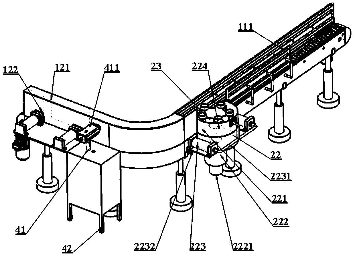 Waste glass bottle recycling and regenerating production line and processing method