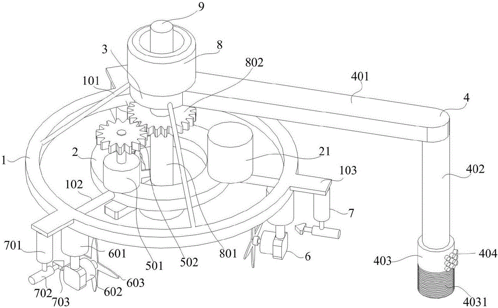 Bird nest dismantling device