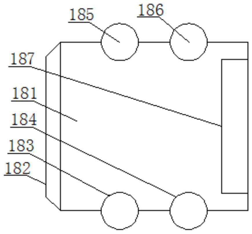 Pipeline water flow internal moving type buffer device