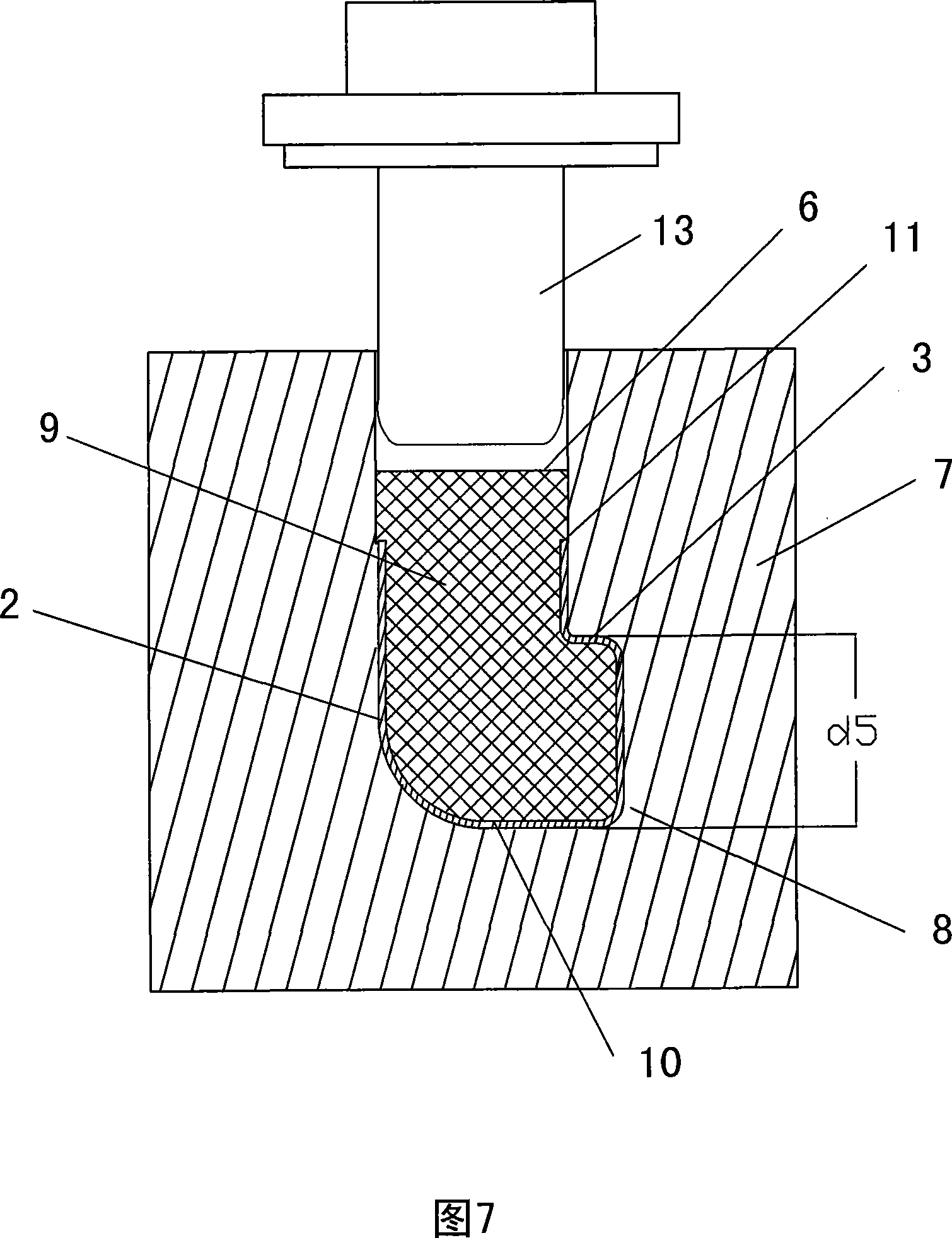 Method for processing thin wall metal elbow