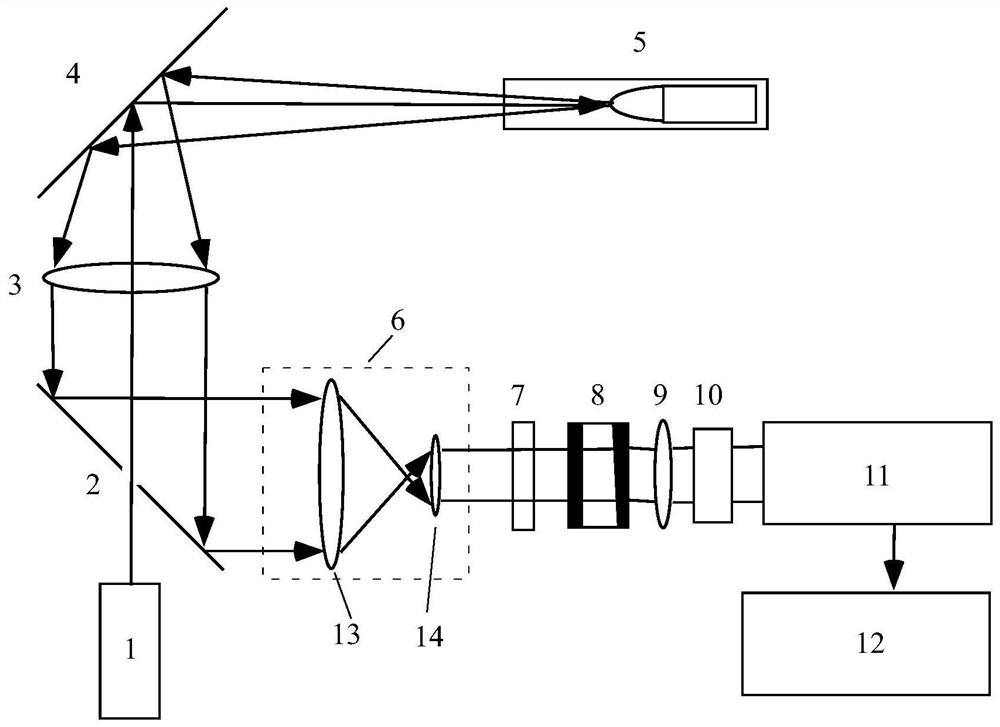 In-bore projectile speed measuring system and measuring method