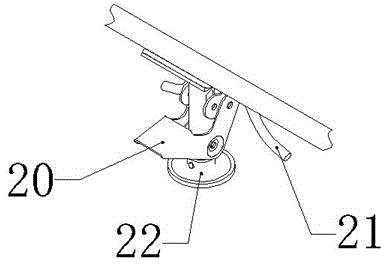 Cross beam transport material rack