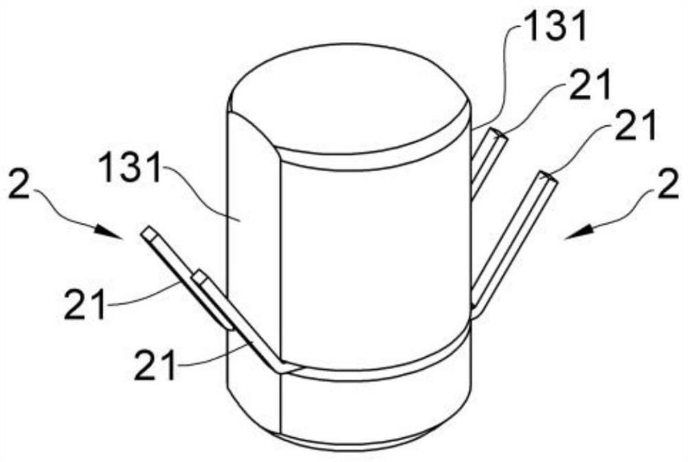 Supporting column, supporting disc and method for replacing supporting column