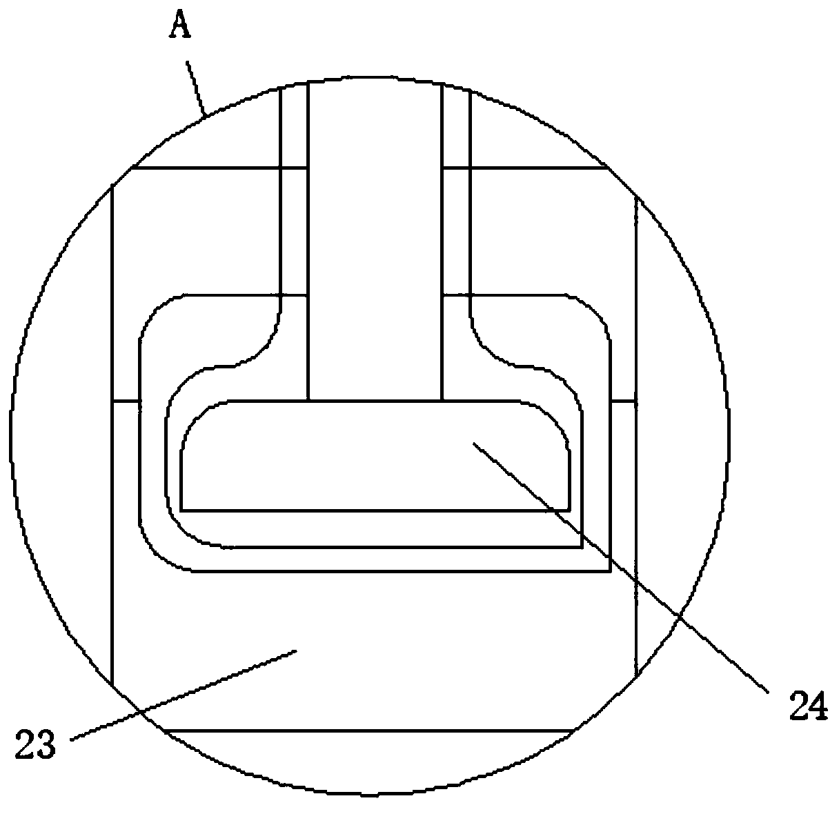 Cylinder inner inclined hole processing machine