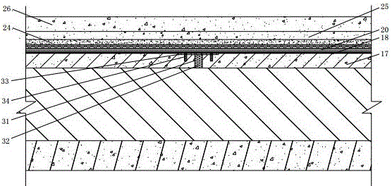 Large-span steel box girder rigidity coordination type composite bridge deck pavement layer structure and construction method thereof