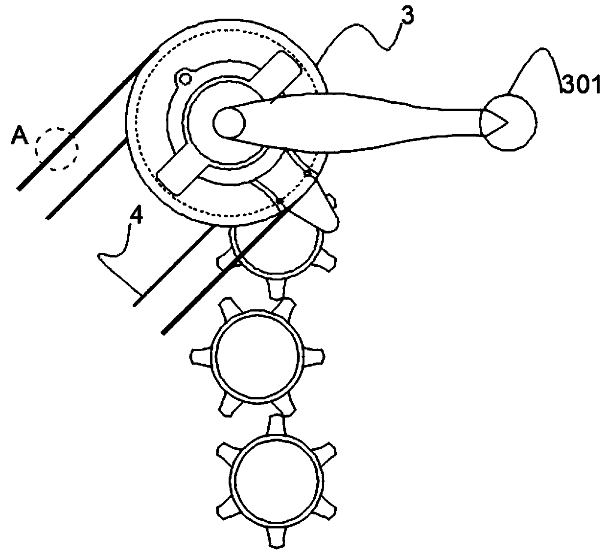 Barrier-free platform provided with slide rails and facilitating object transportation