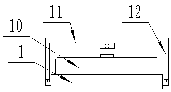 Embedded sliding type electronic watch with protection function