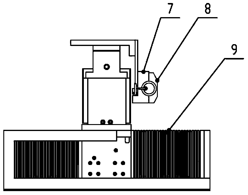 Automatic control device for online removing of tiny burrs on working edge of valve element of servo valve