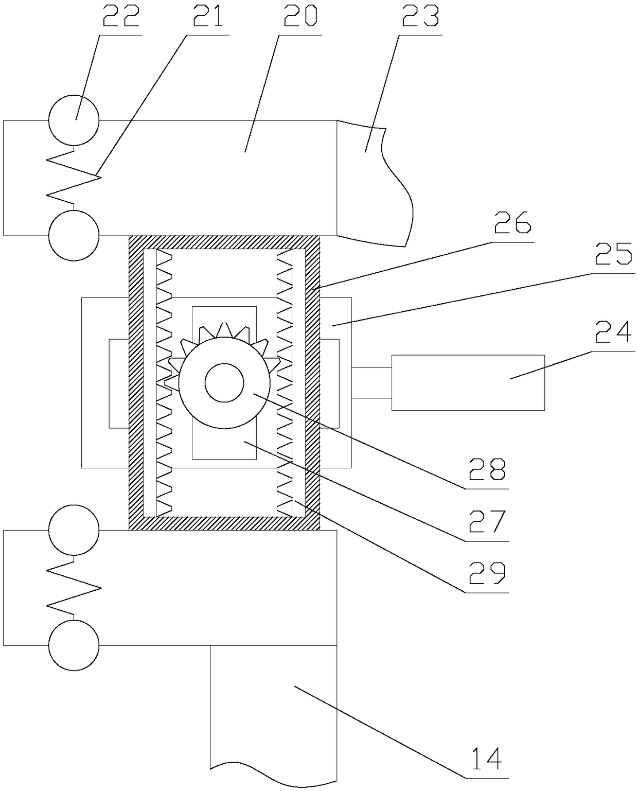 Safe wind-driven generation device with climatic adaptation function