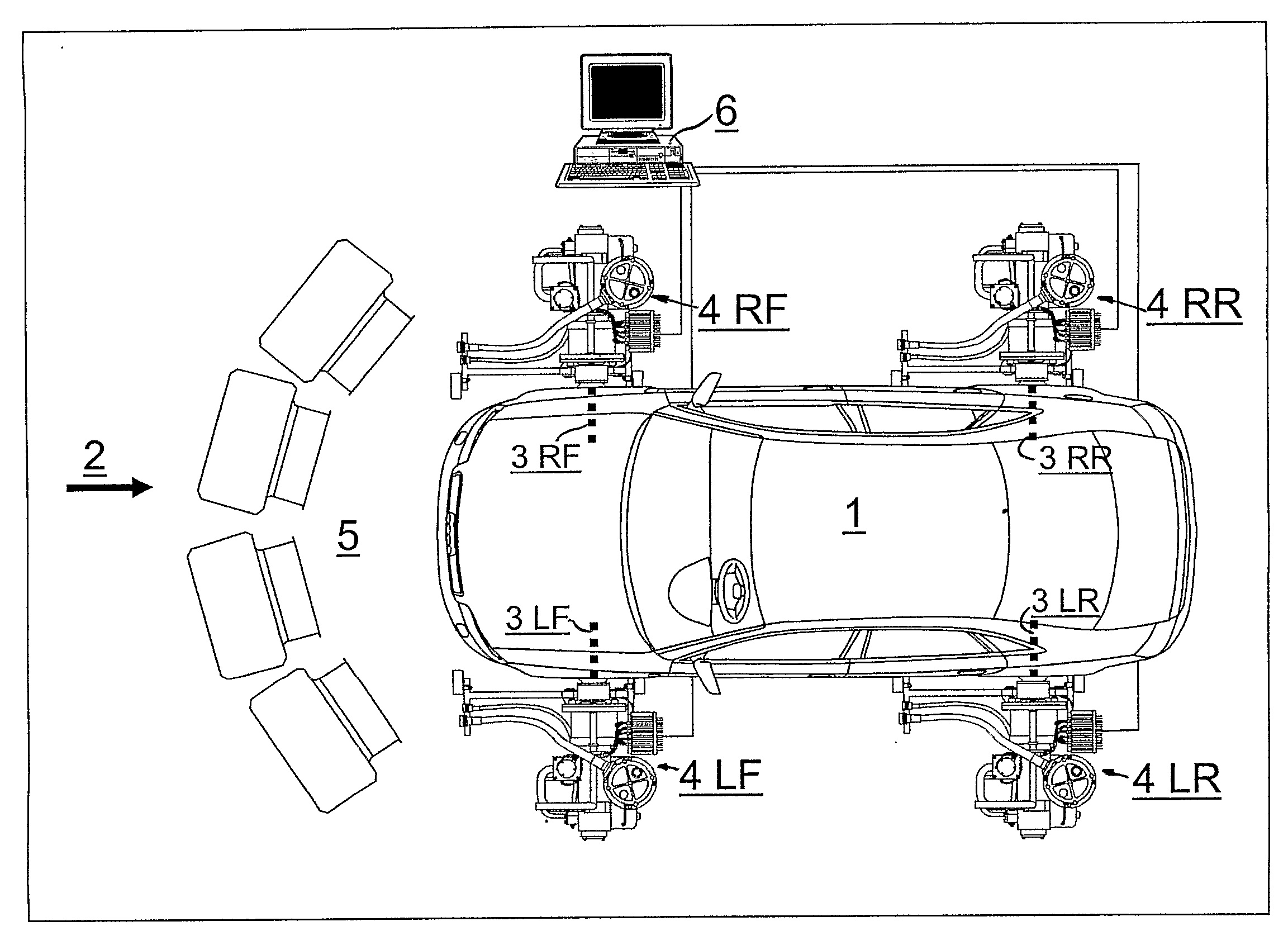 Method and device for dynamometer testing of a motor vehicle and Vehicle components