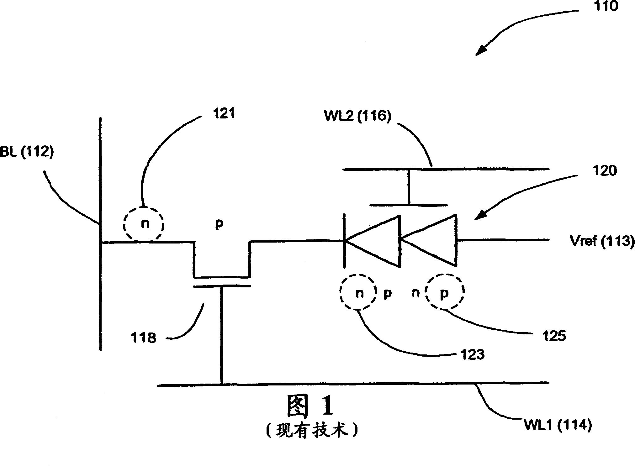 Silicon on insulator read-write non-volatile memory comprising lateral thyristor and trapping layer