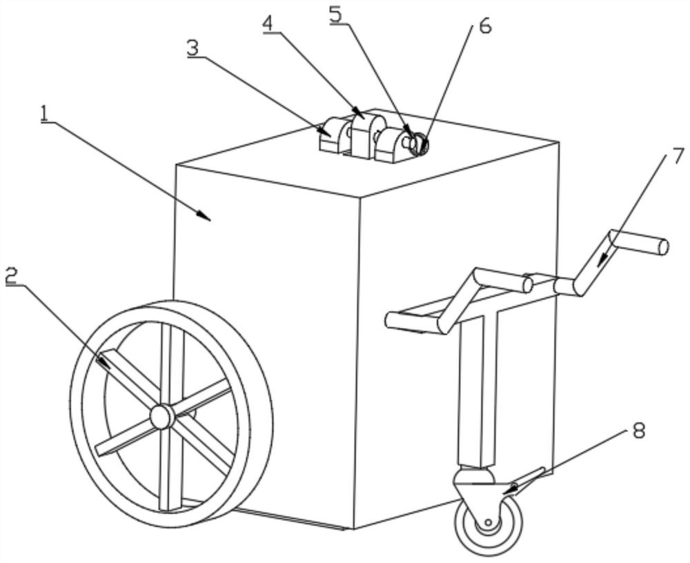 Tamping device for construction