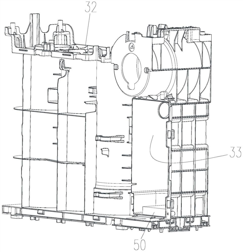 Damping structure of pump body and household appliance with damping structure