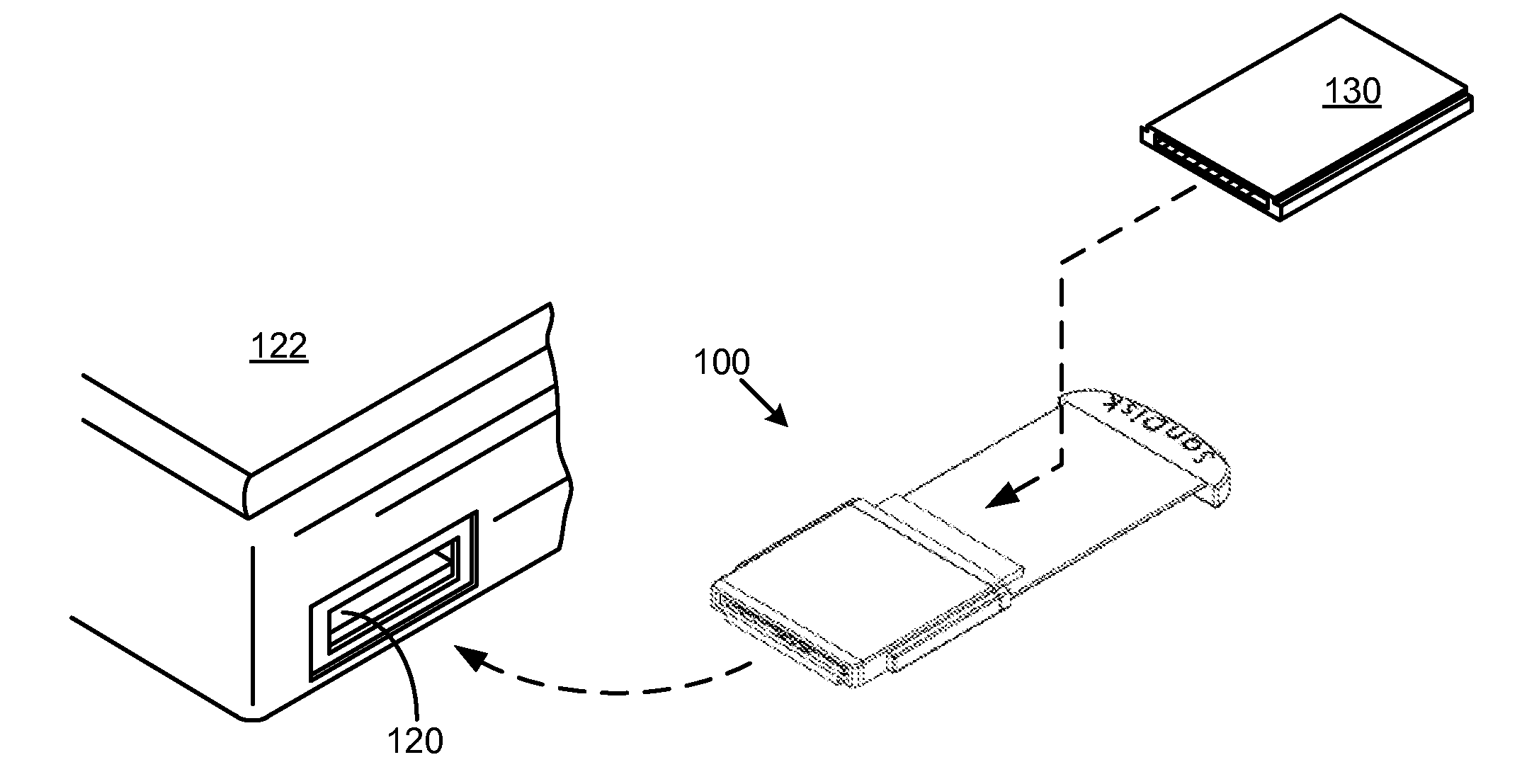 Adapter for an expresscard slot