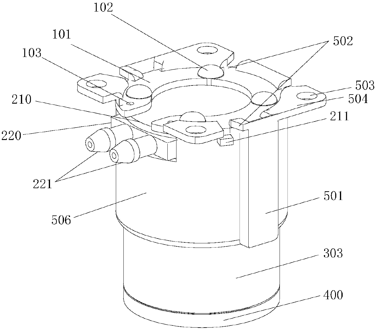 Washing machine footing with automatic leveling function and washing machine