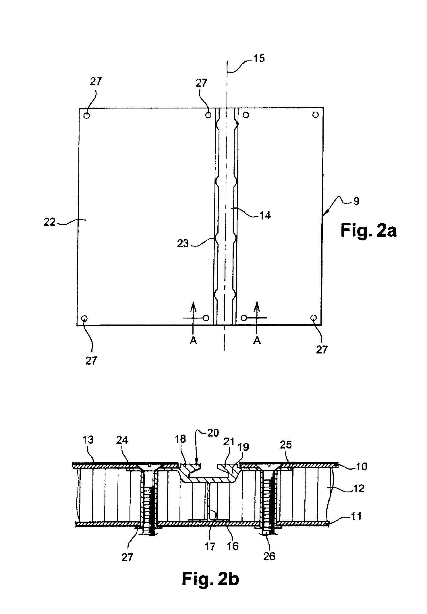 Floor panel and installation for fixing layout elements comprising such panels