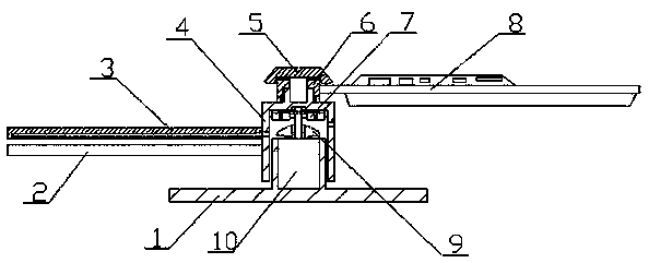 Braille book page turning reading device