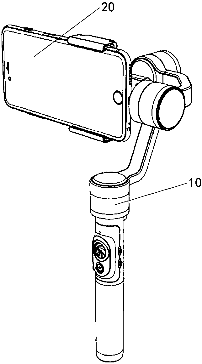 Control method based on holder, control device based on holder and electronic equipment