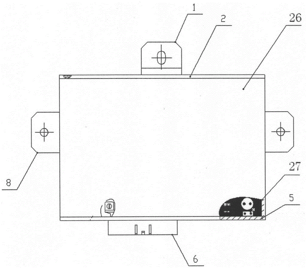 An electronically controlled shift controller for a loader gearbox