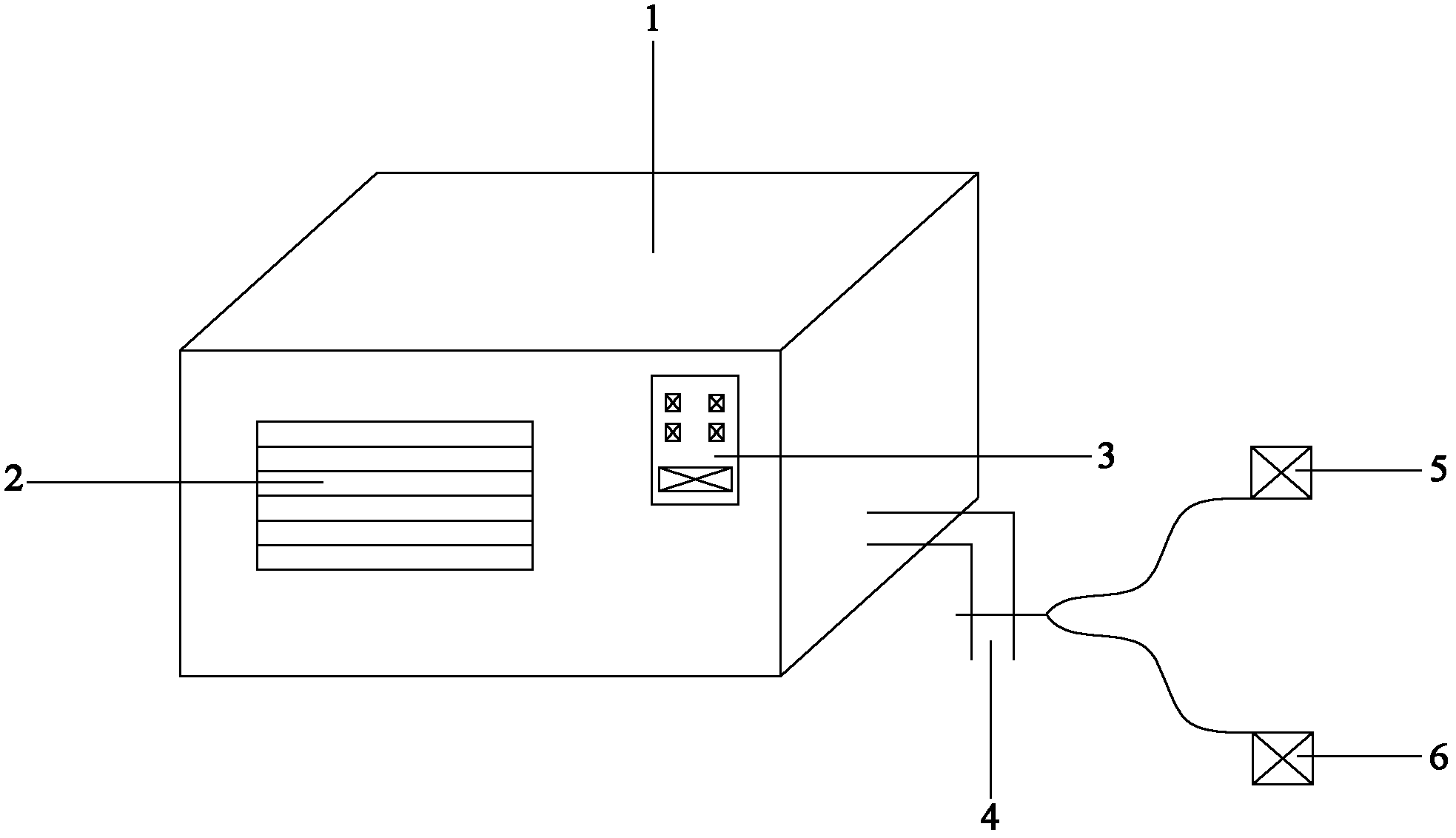 Novel dehumidifying device applied to baking room