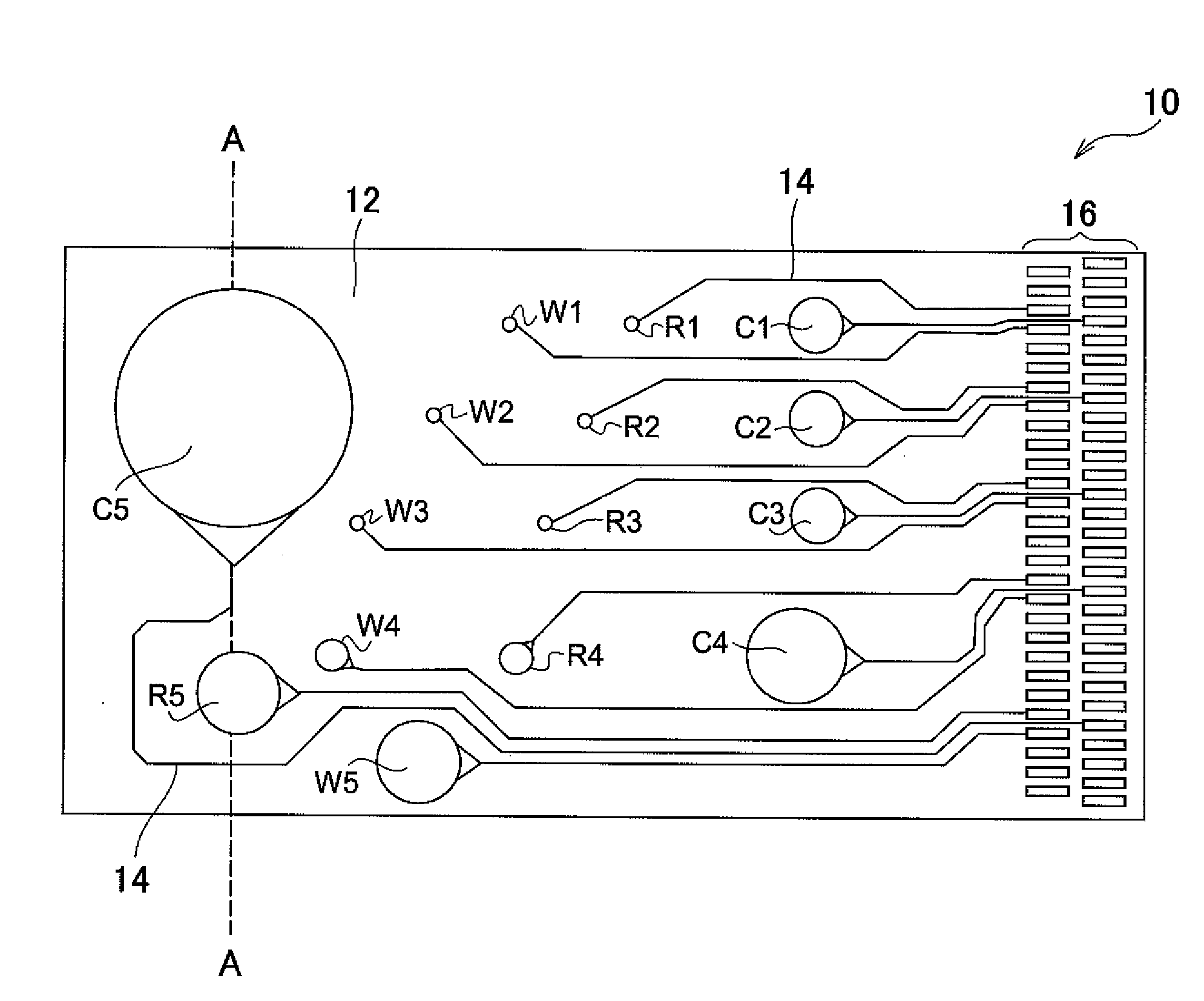 Sensor, sensor system, portable sensor system, method of analyzing metal ions, mounting substrate, method of analyzing plating preventing chemical species, method of analyzing produced compound, and method of analyzing monovalent copper chemical species