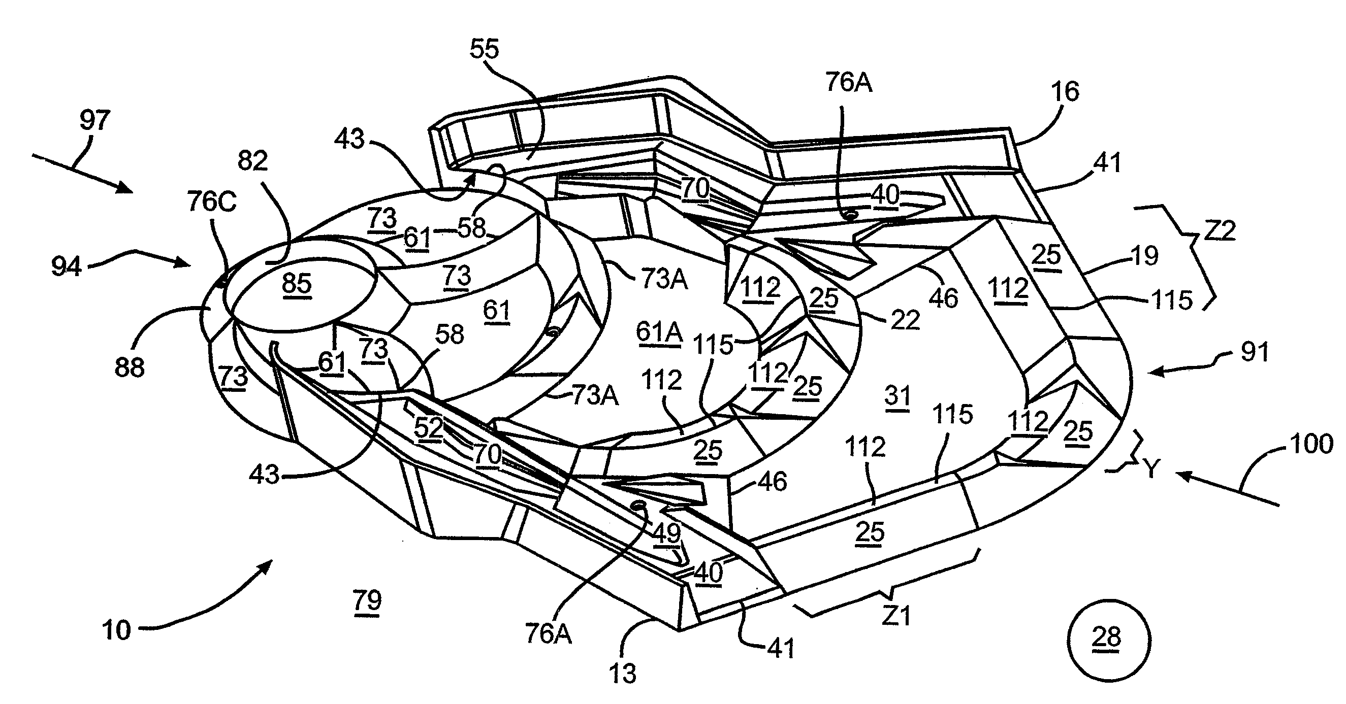 Playing surface for a game and method of using a game playing surface