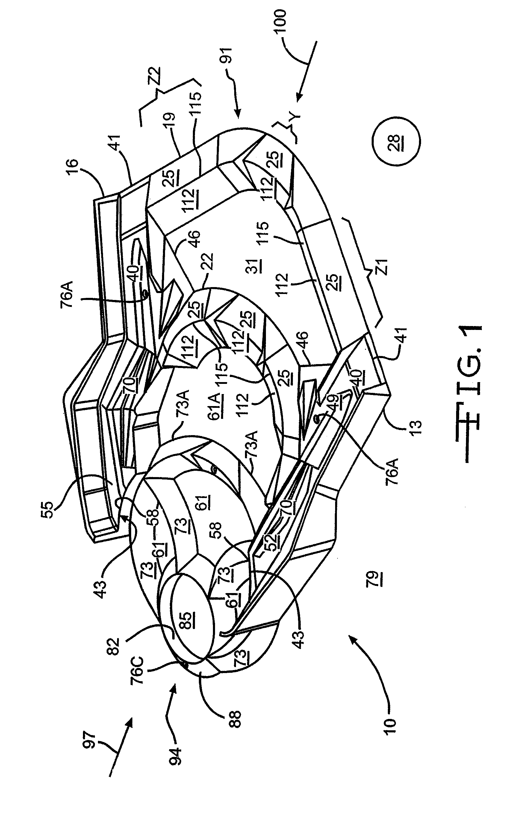 Playing surface for a game and method of using a game playing surface