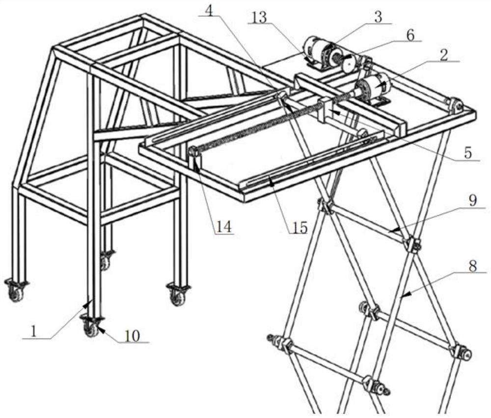 Underwater rigid body downward probing device