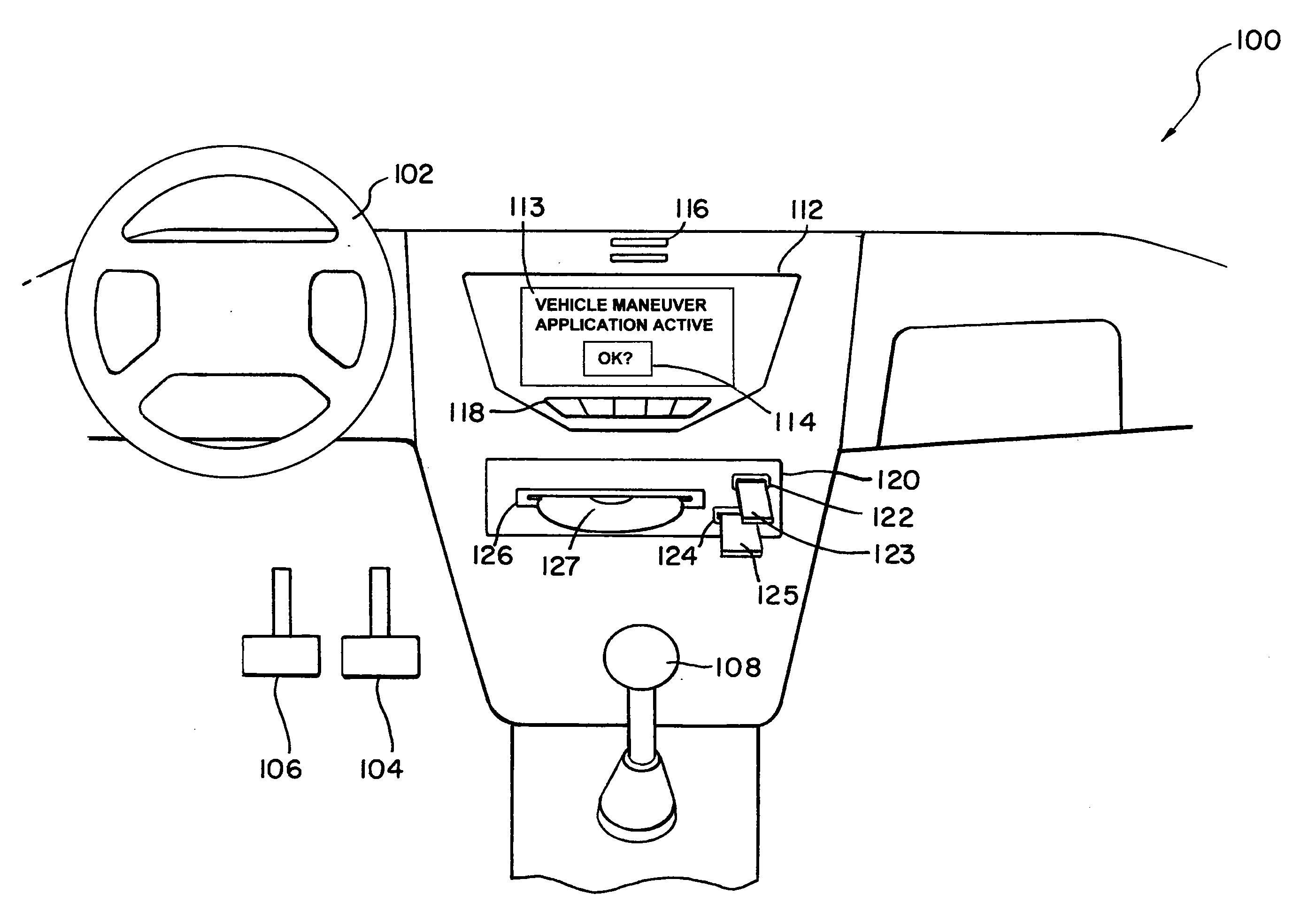 Vehicle maneuver application interface