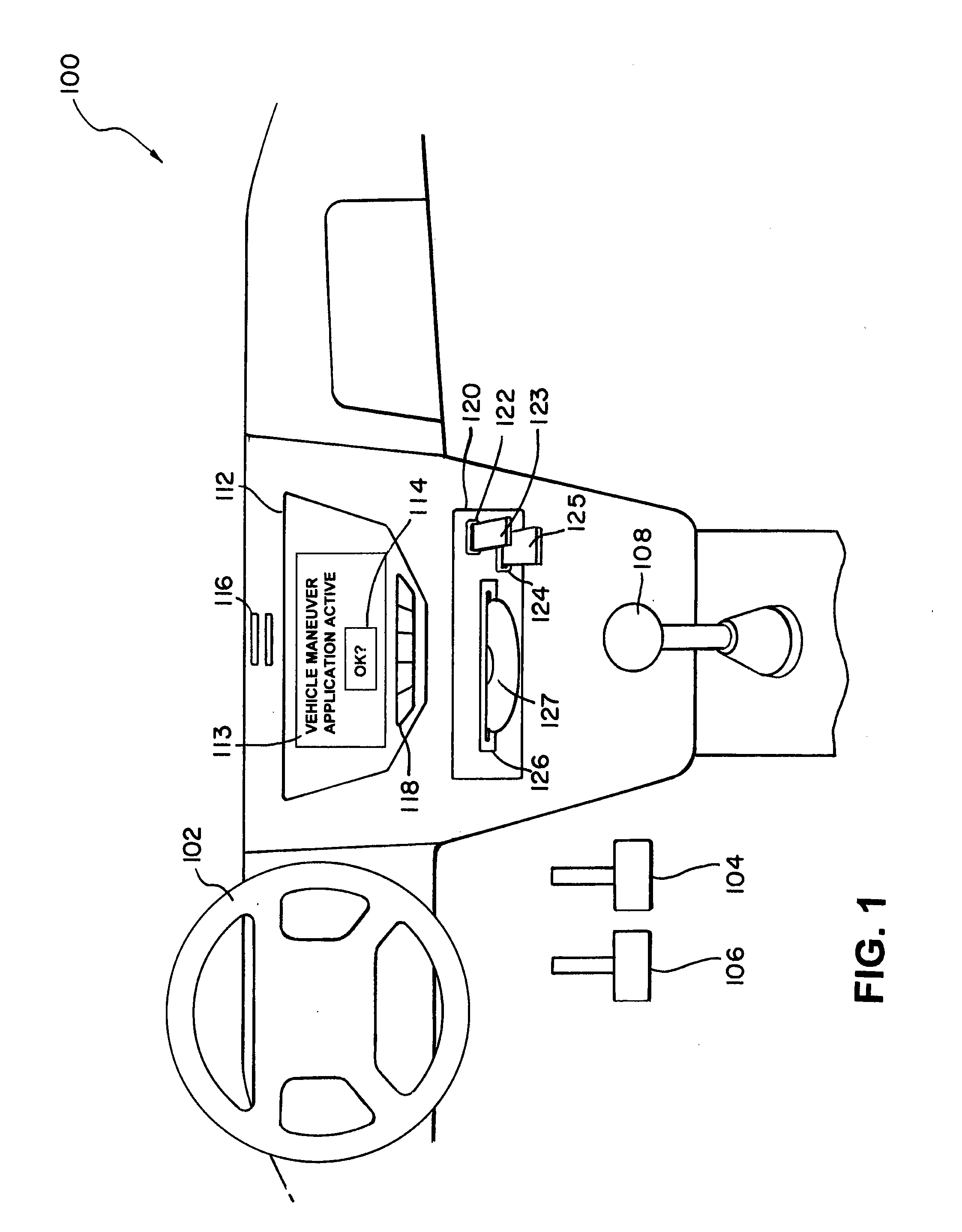 Vehicle maneuver application interface