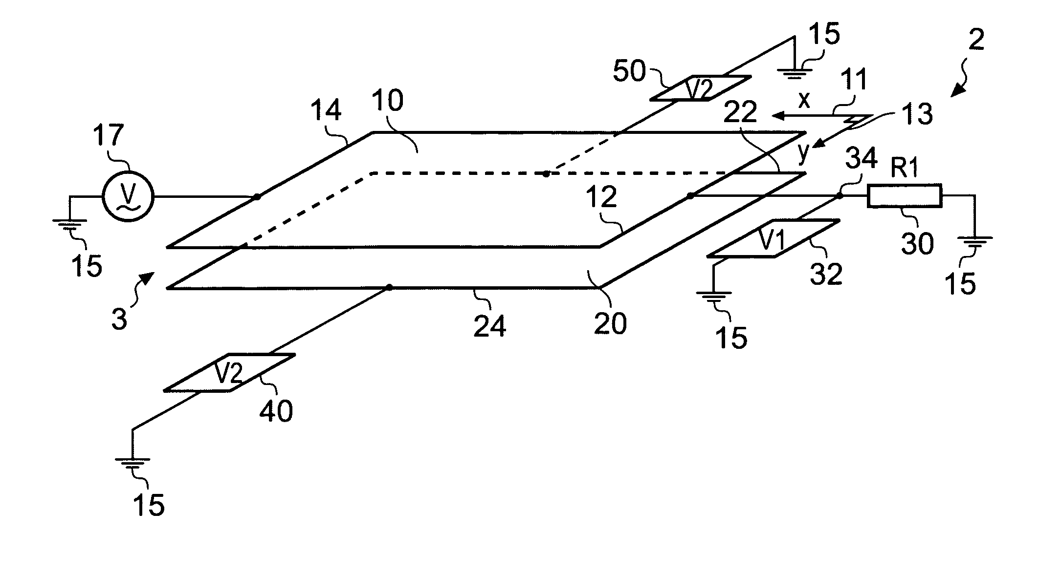 Resistive touch screen apparatus, a method and a computer program