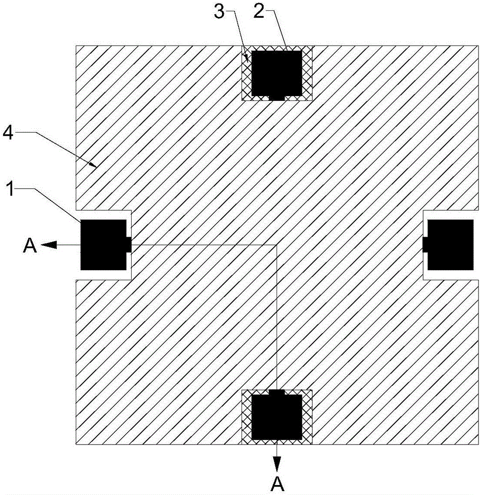 Silicon-glass-silicon structure surface acoustic wave temperature and pressure integrated sensor and preparation thereof