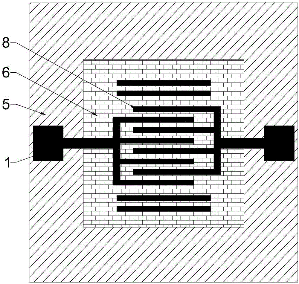 Silicon-glass-silicon structure surface acoustic wave temperature and pressure integrated sensor and preparation thereof