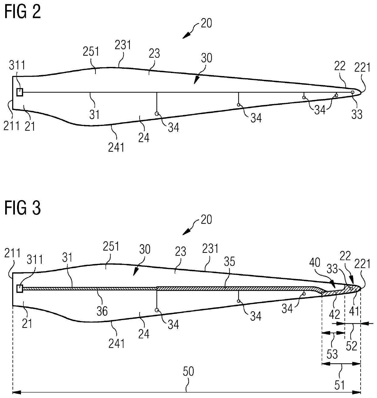 Lightning protection system for a wind turbine blade