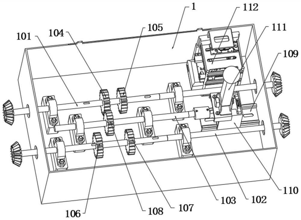 Walking-assisting lifting mechanism for old people going upstairs