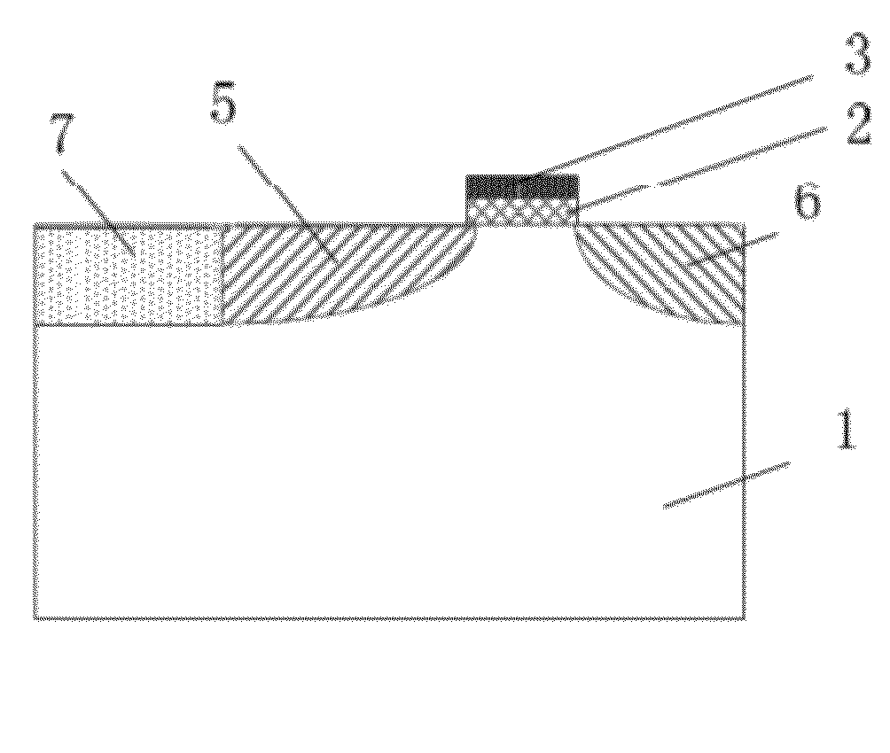 Combined-source Mos Transistor with Comb-shaped Gate, and Method for Manufacturing the Same