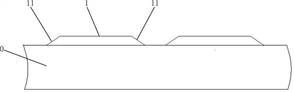 Graphical photosensitive resin coating and manufacturing method thereof, circuit structure and capacitive touch screen